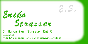 eniko strasser business card